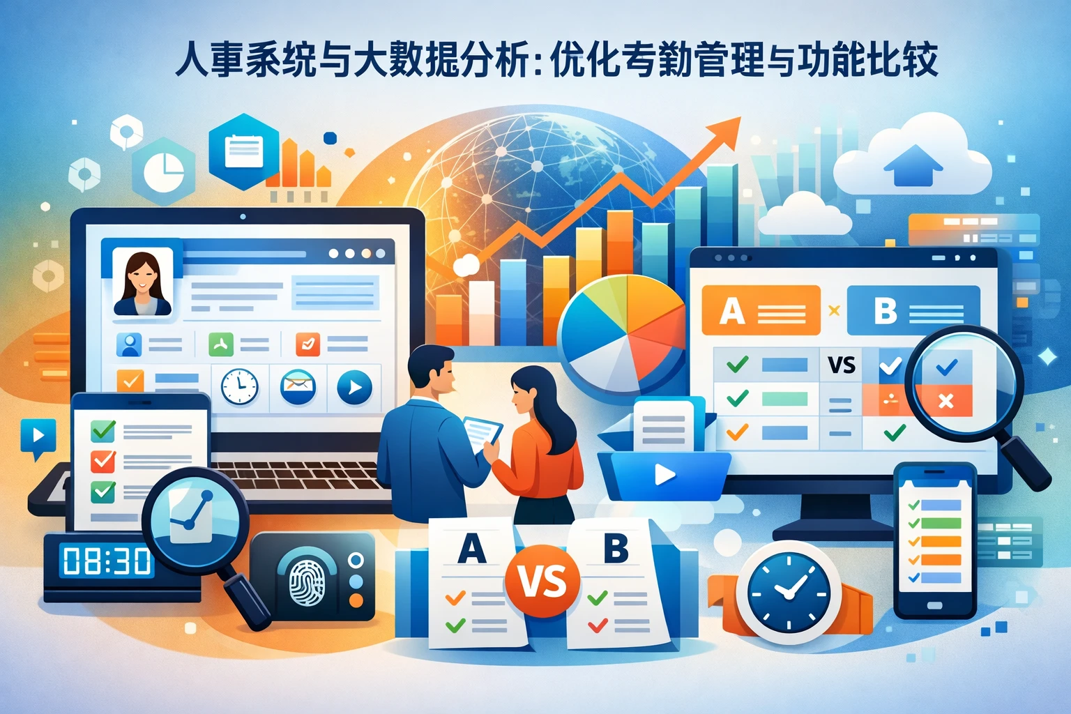 人事系统与大数据分析：优化考勤管理与功能比较