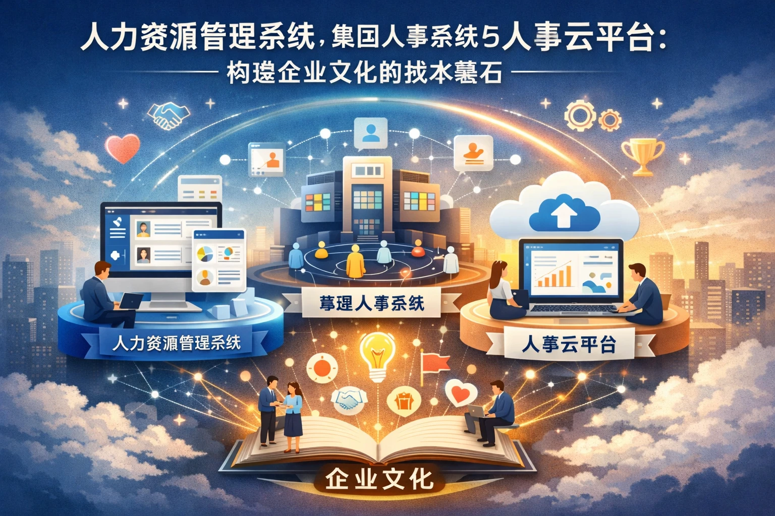 人力资源管理系统、集团人事系统与人事云平台：构建企业文化的技术基石