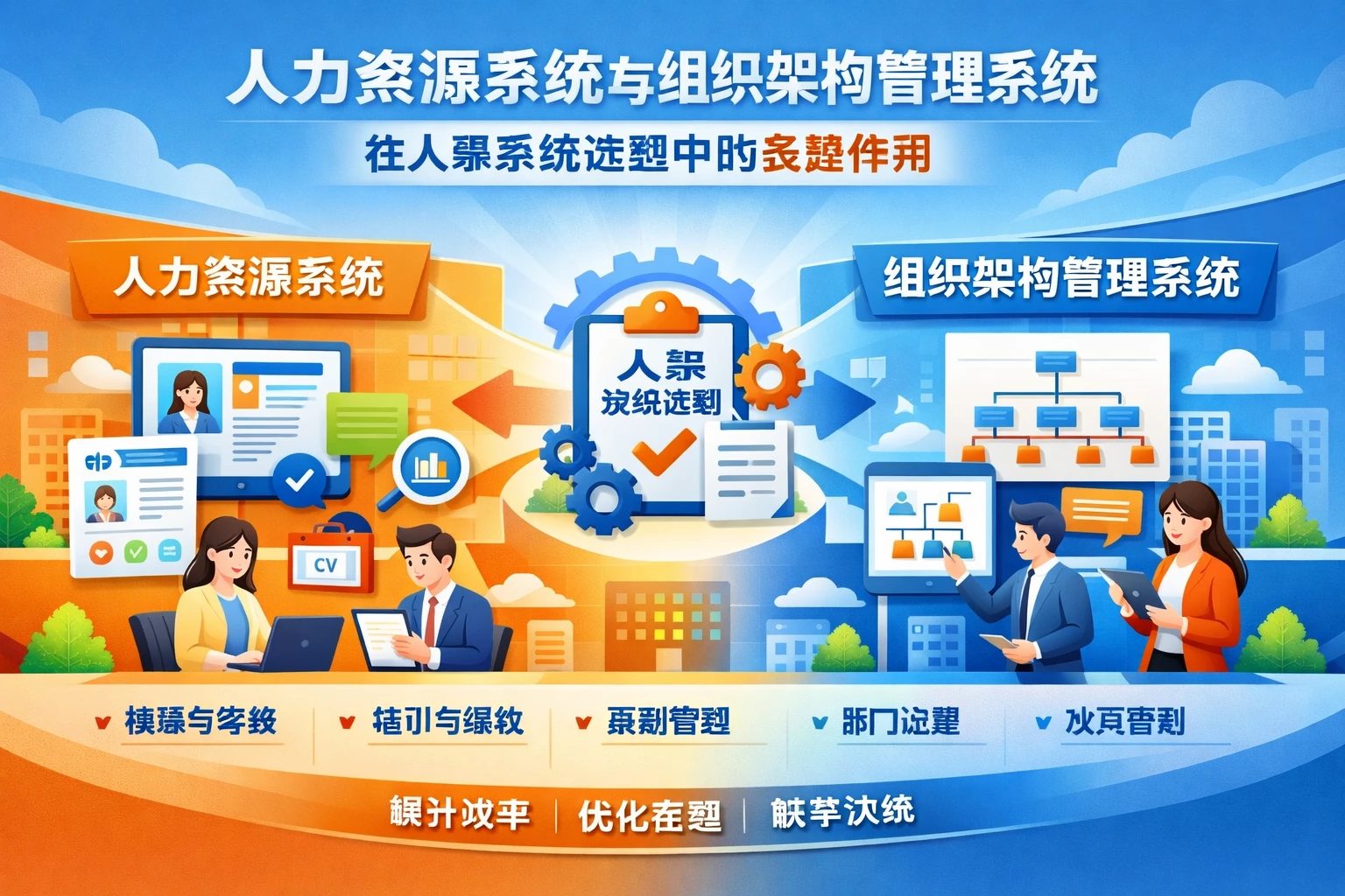 人力资源系统与组织架构管理系统在人事系统选型中的关键作用