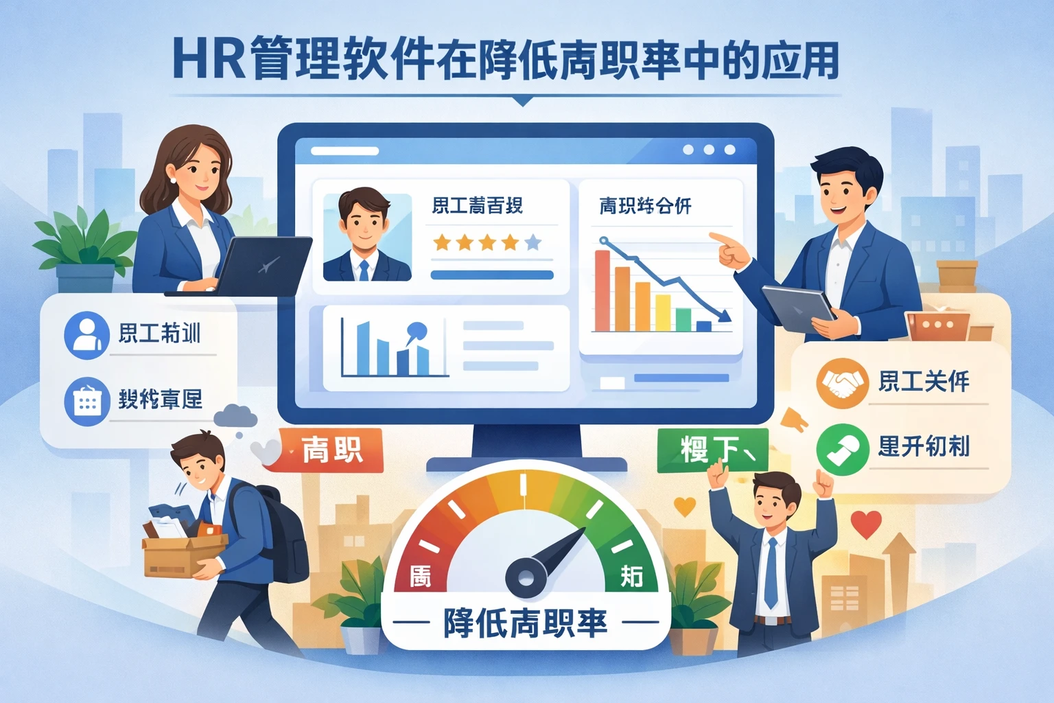 HR管理软件在降低离职率中的应用