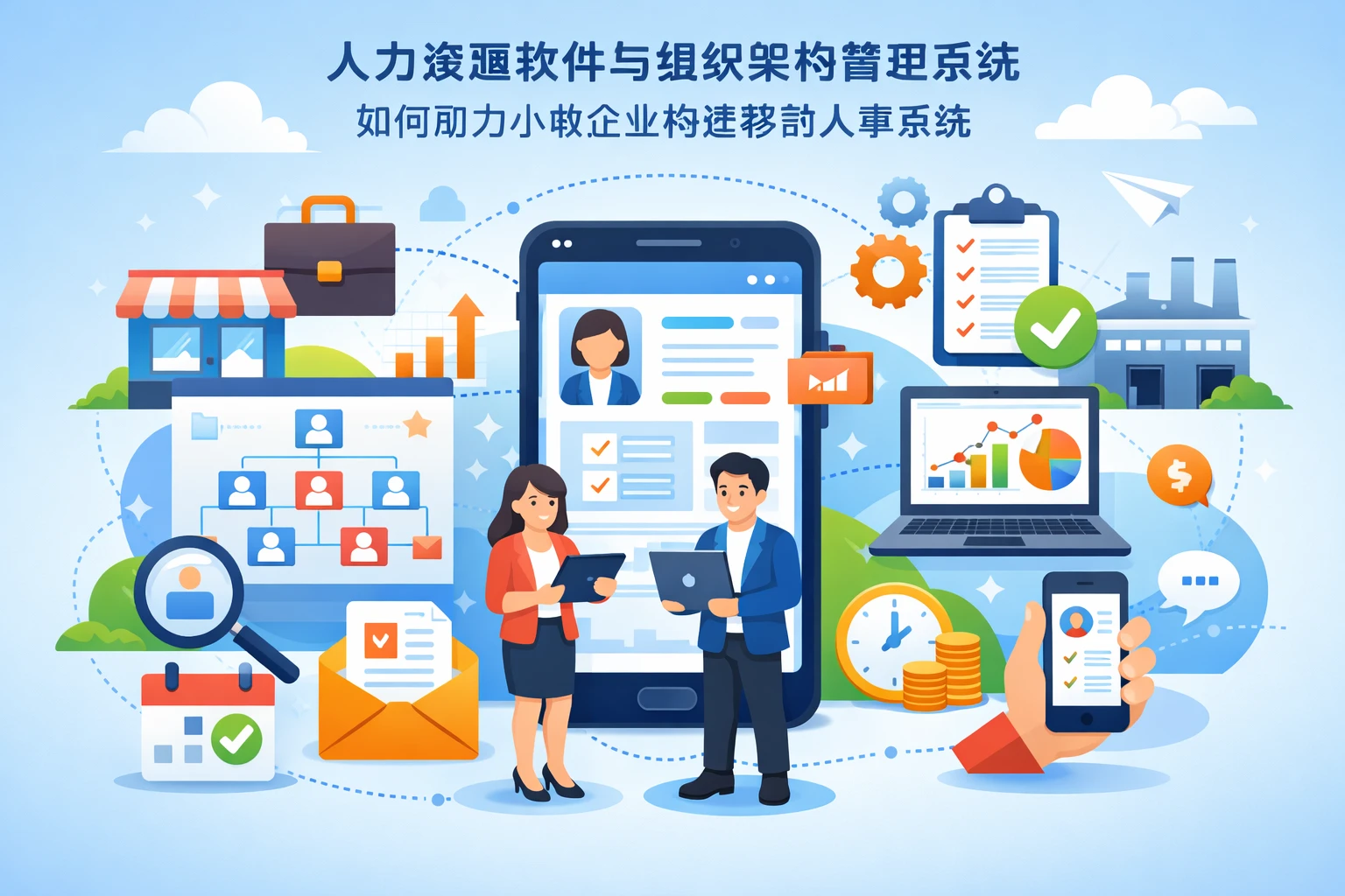 人力资源软件与组织架构管理系统如何助力小微企业构建移动人事系统