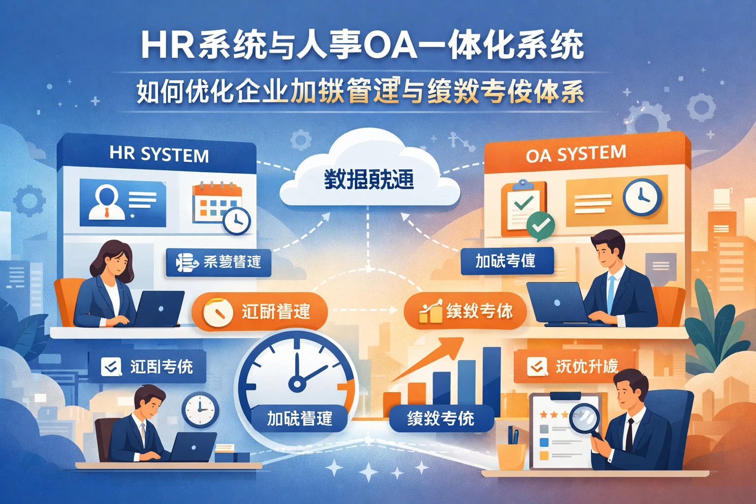 HR系统与人事OA一体化系统如何优化企业加班管理与绩效考核体系