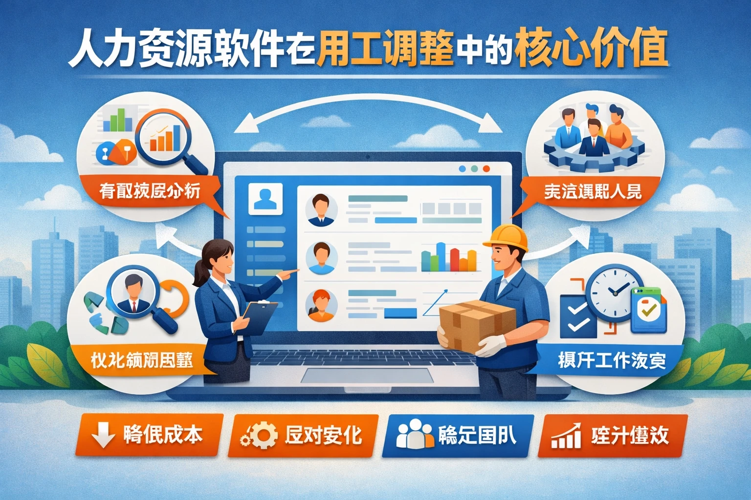 人力资源软件在用工调整中的核心价值