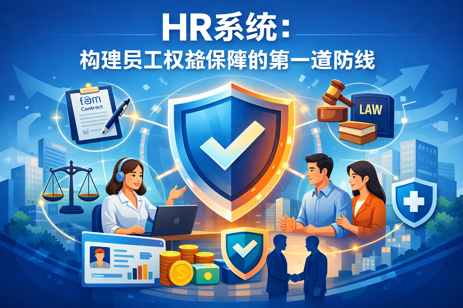 HR系统：构建员工权益保障的第一道防线