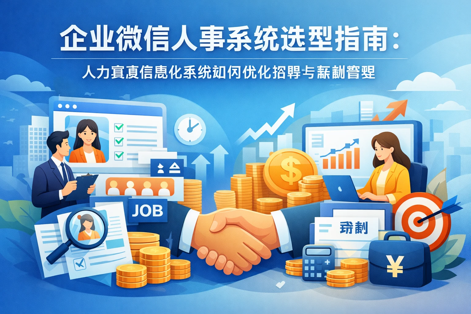 企业微信人事系统选型指南：人力资源信息化系统如何优化招聘与薪酬管理