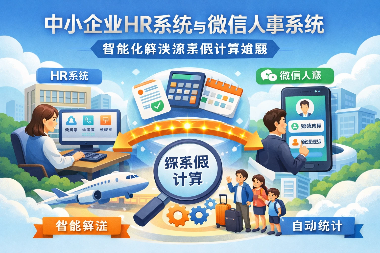 中小企业HR系统与微信人事系统：智能化解决探亲假计算难题