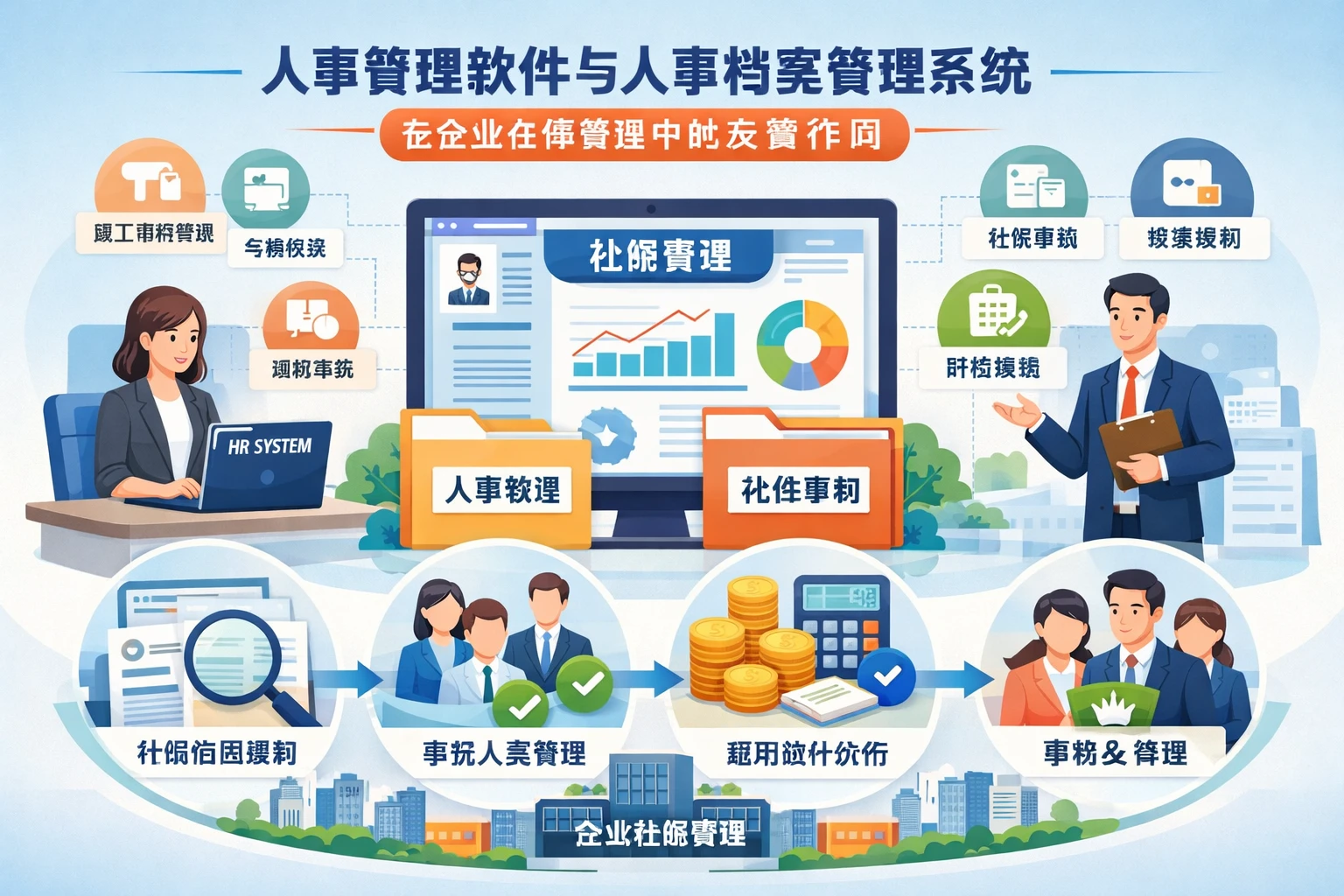 人事管理软件与人事档案管理系统在企业社保管理中的关键作用