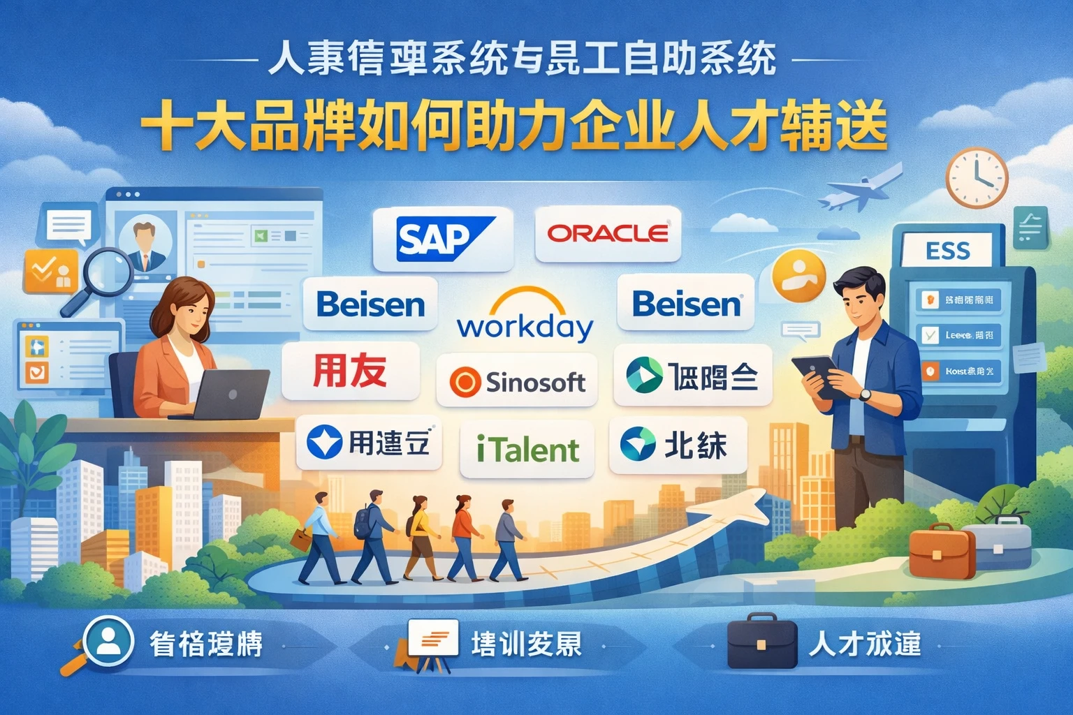 人事管理系统与员工自助系统：十大品牌如何助力企业人才输送
