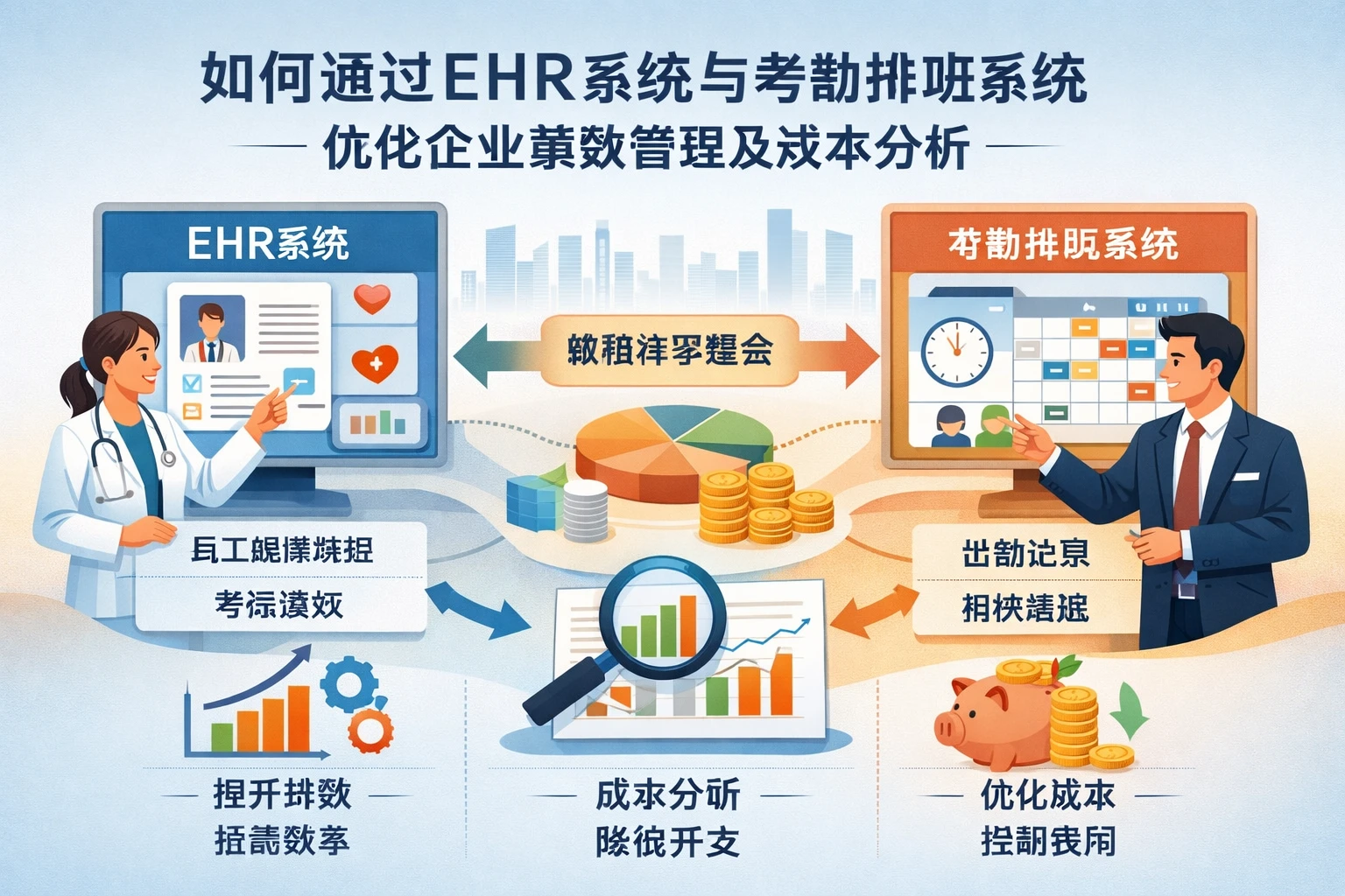 如何通过EHR系统与考勤排班系统优化企业绩效管理及成本分析
