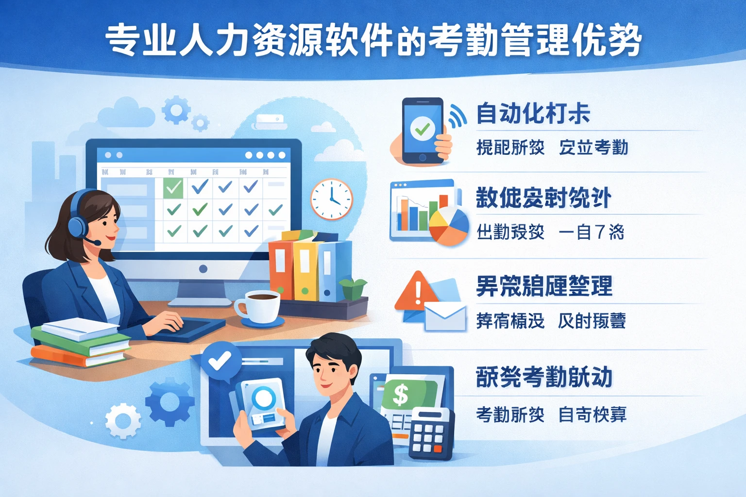 专业人力资源软件的考勤管理优势