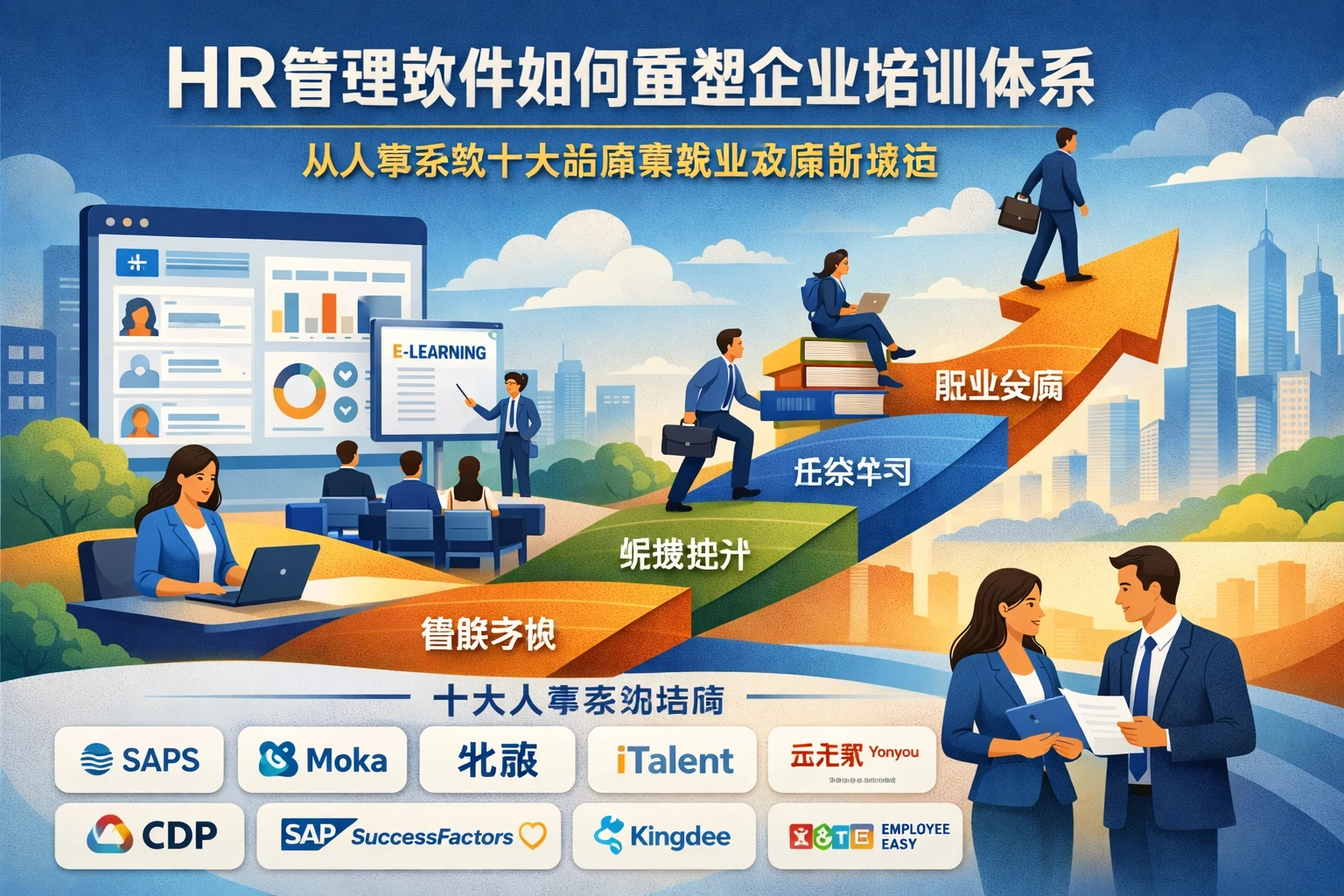HR管理软件如何重塑企业培训体系：从人事系统十大品牌看职业发展新路径