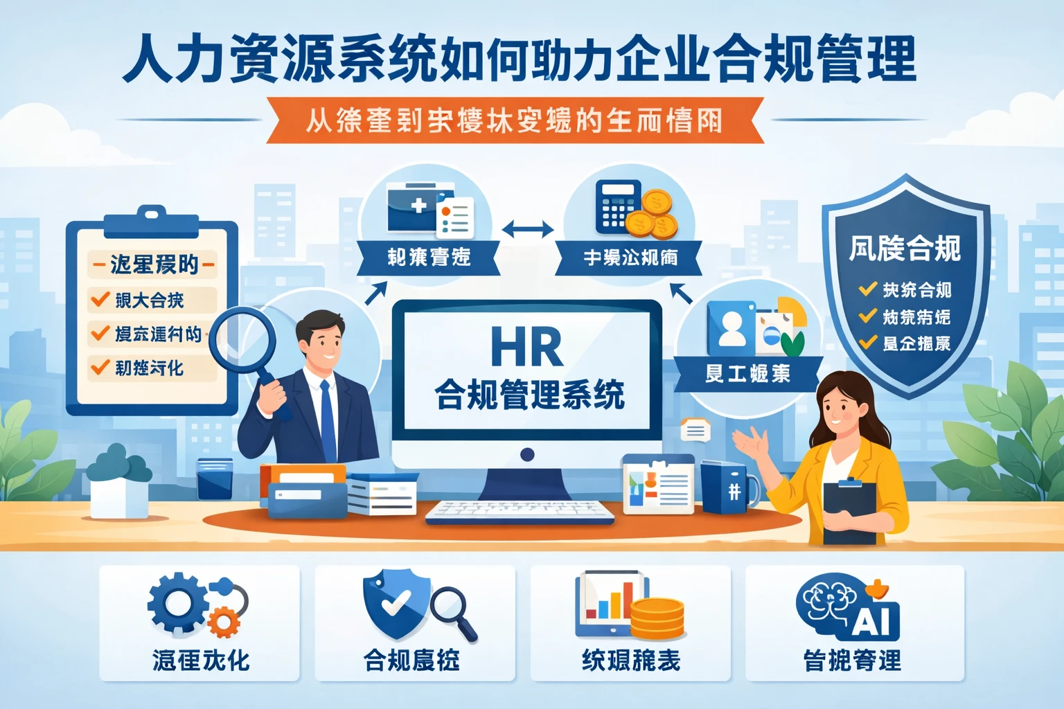 人力资源系统如何助力企业合规管理：从选型到全模块实施的全面指南