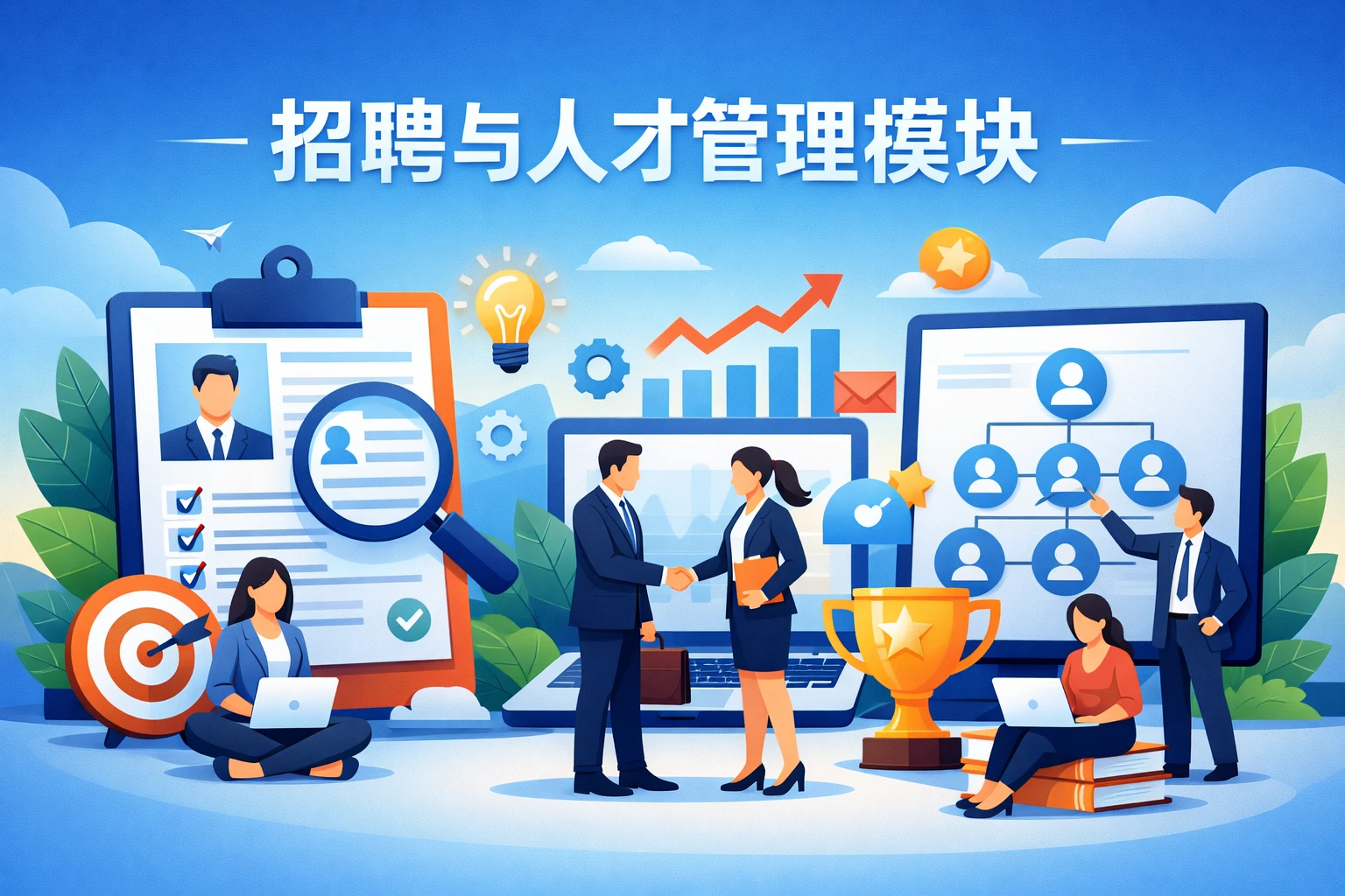招聘与人才管理模块