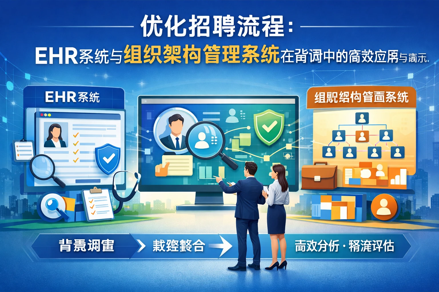 优化招聘流程：EHR系统与组织架构管理系统在背调中的高效应用与演示