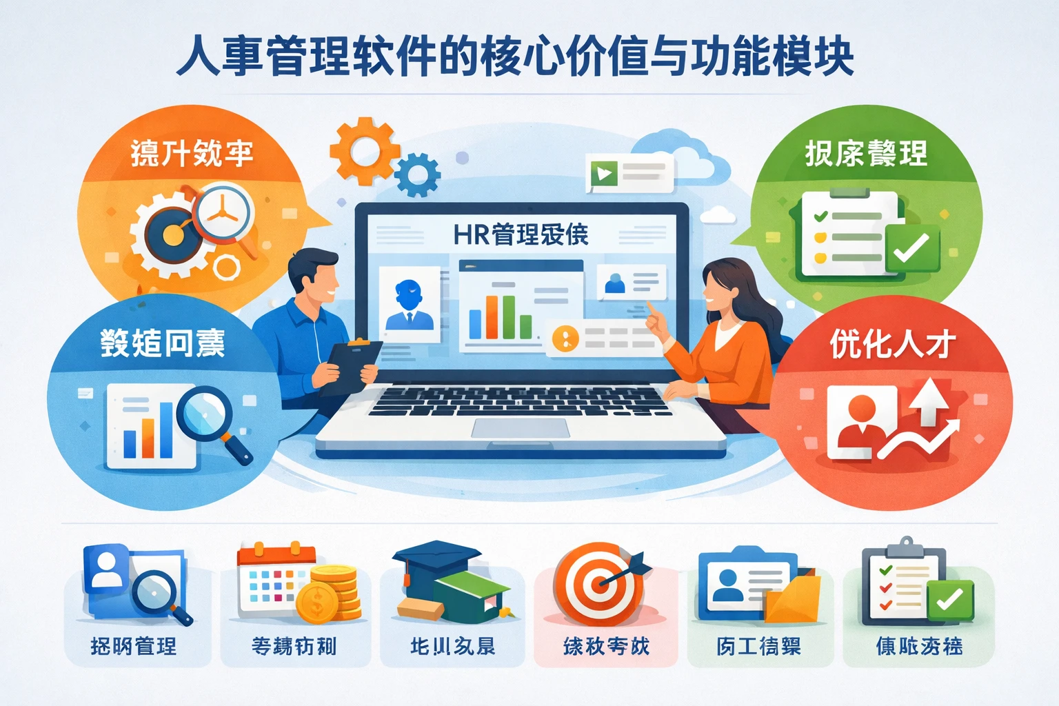 人事管理软件的核心价值与功能模块