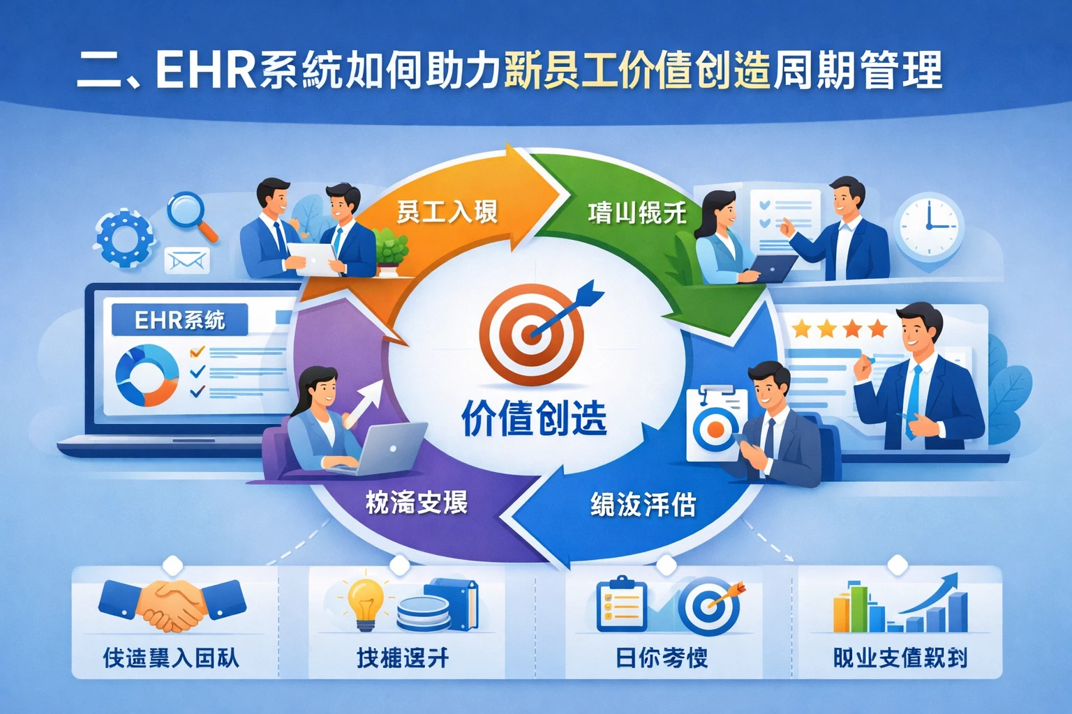 二、EHR系统如何助力新员工价值创造周期管理