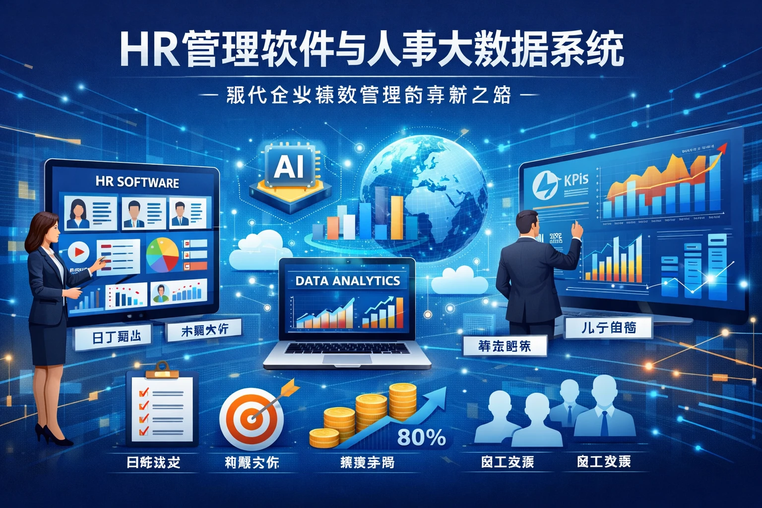 HR管理软件与人事大数据系统:现代企业绩效管理的革新之路