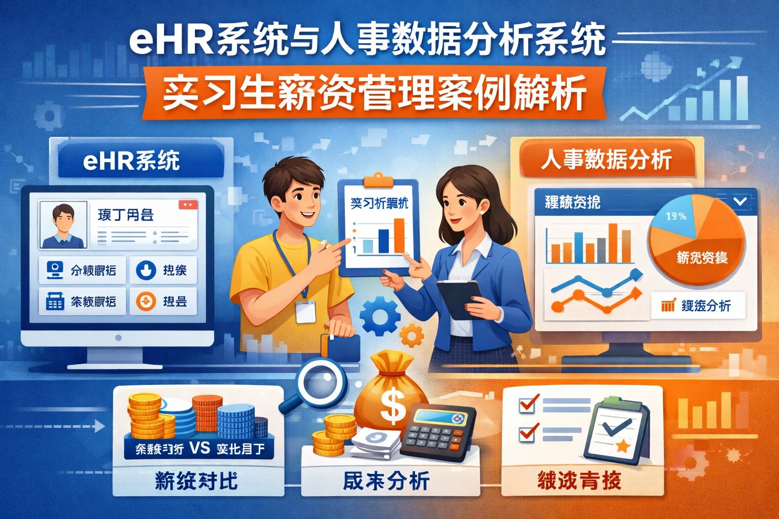 eHR系统与人事数据分析系统：实习生薪资管理案例解析