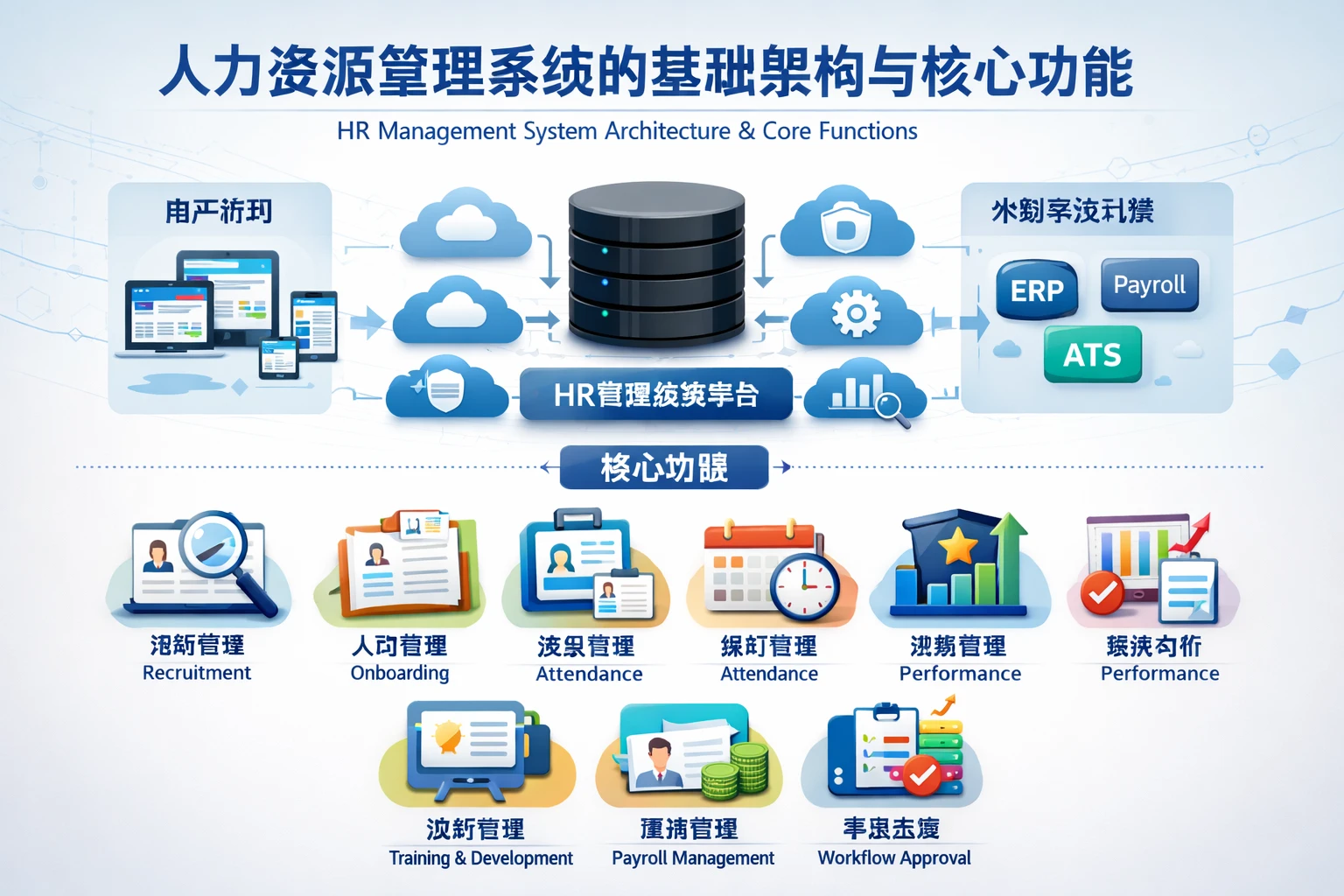 人力资源管理系统的基础架构与核心功能