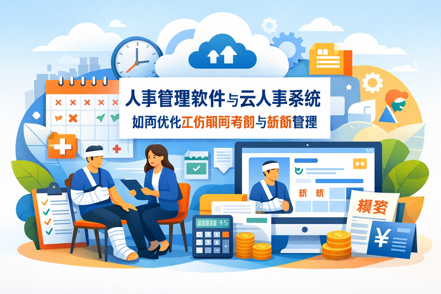 人事管理软件与云人事系统如何优化工伤期间考勤与薪酬管理