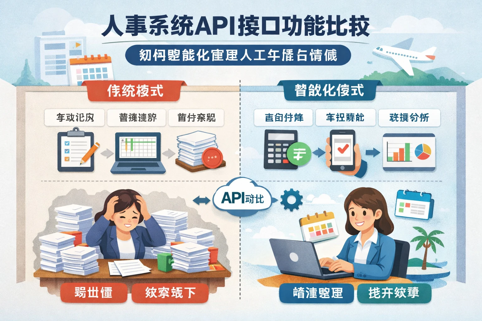 人事系统API接口功能比较：如何智能化管理员工年假与请假