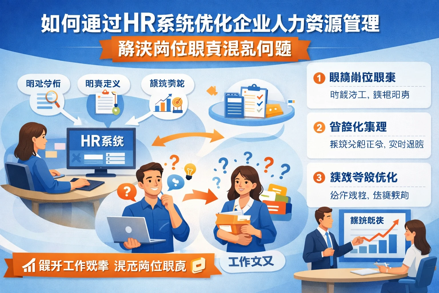 如何通过HR系统优化企业人力资源管理，解决岗位职责混乱问题