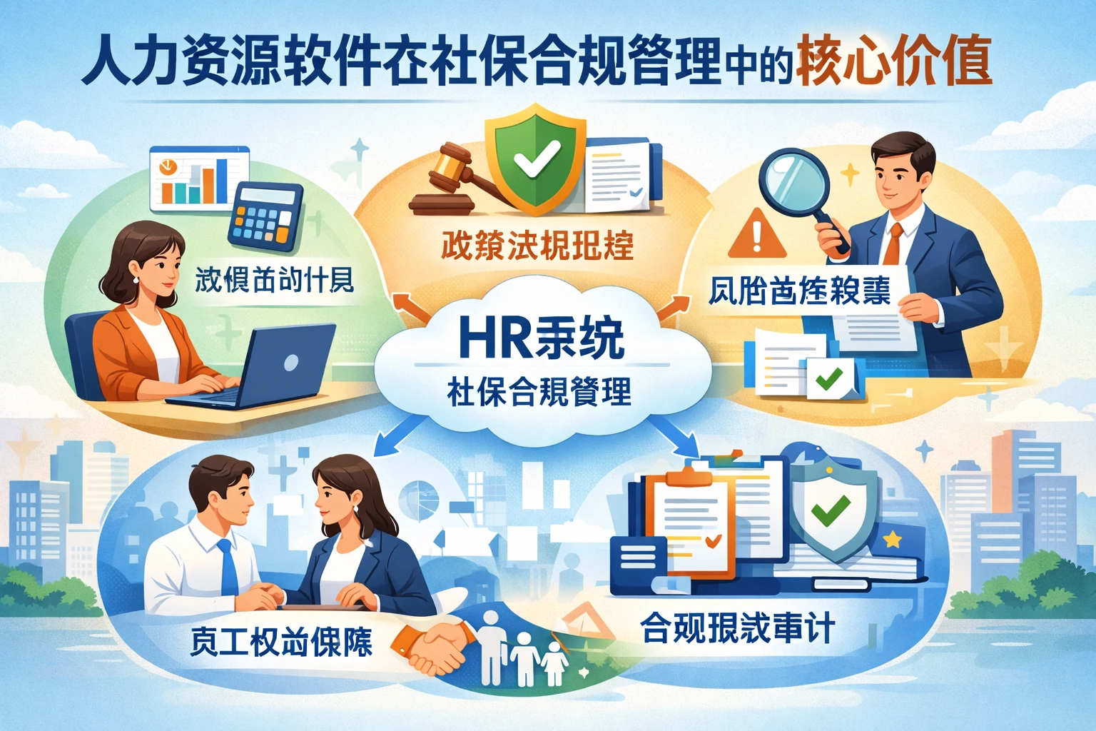 人力资源软件在社保合规管理中的核心价值