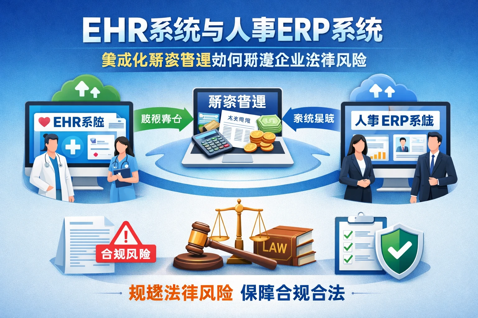 EHR系统与人事ERP系统：集成化薪资管理如何规避企业法律风险