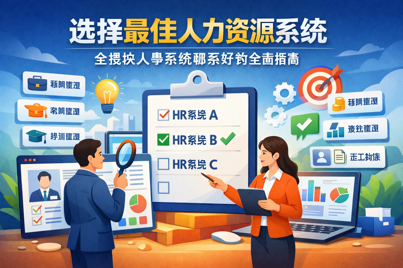 选择最佳人力资源系统：全模块人事系统哪家好的全面指南