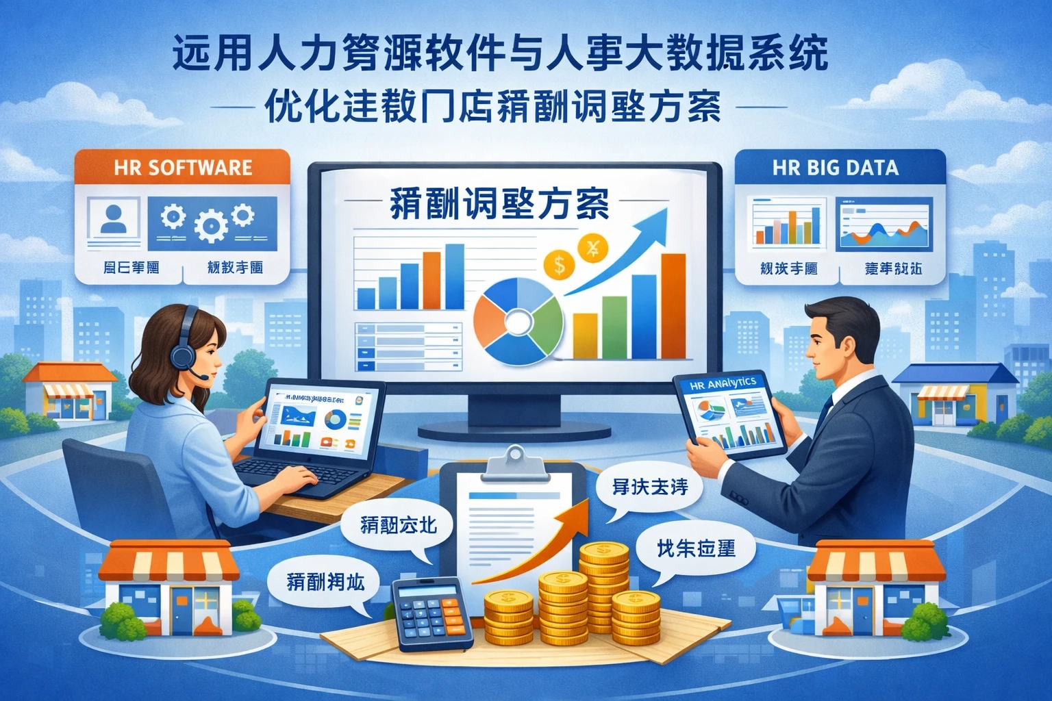 运用人力资源软件与人事大数据系统优化连锁门店薪酬调整方案