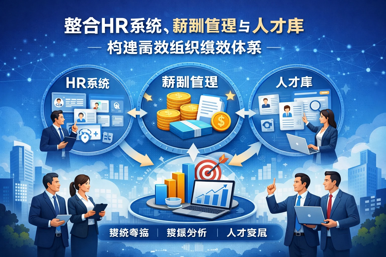 整合HR系统、薪酬管理与人才库：构建高效组织绩效体系