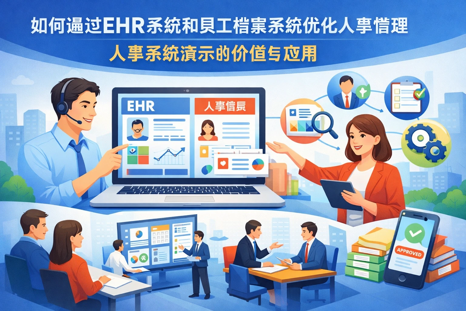 如何通过EHR系统和员工档案系统优化人事管理：人事系统演示的价值与应用