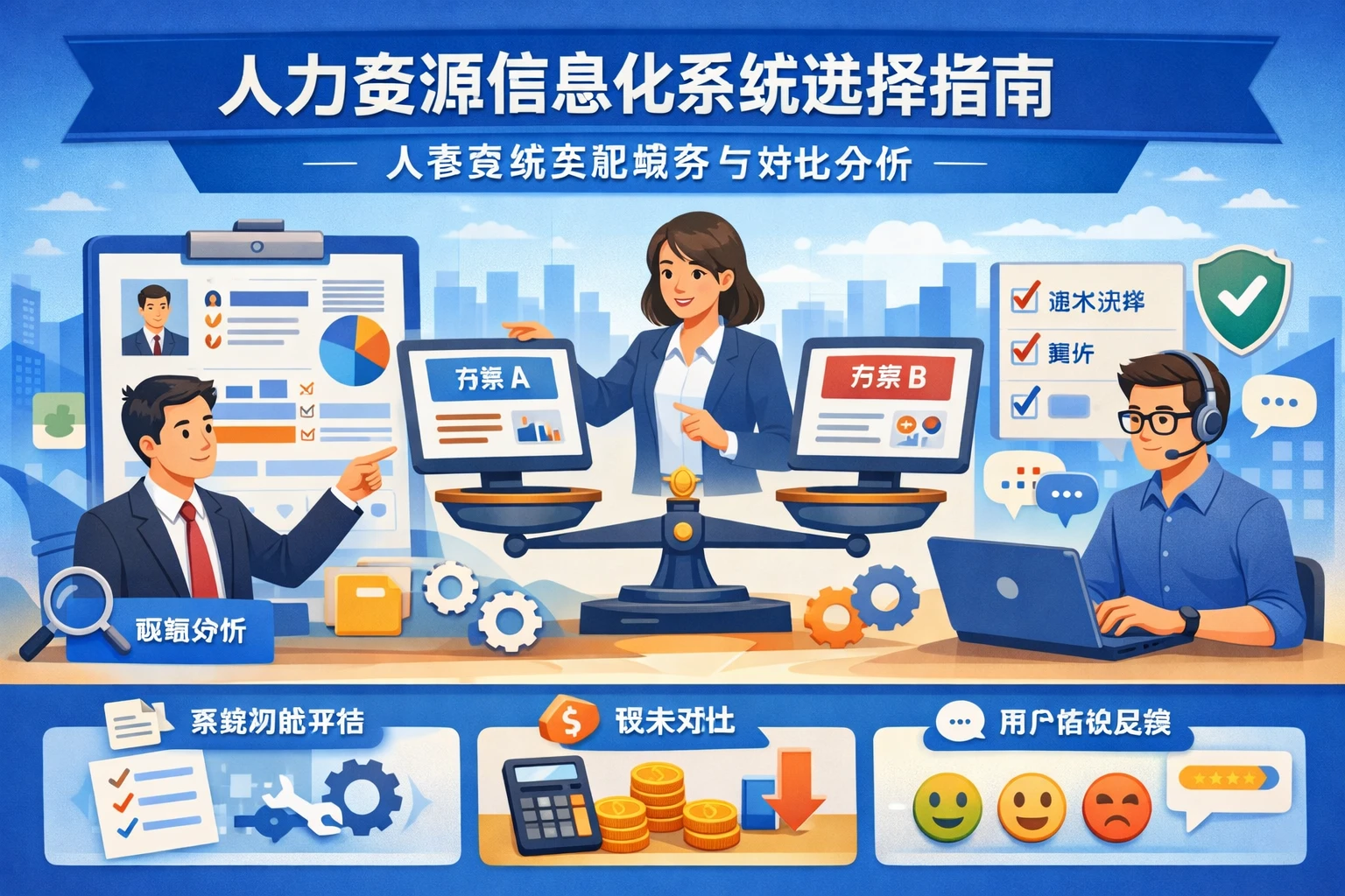 人力资源信息化系统选择指南：人事系统实施服务与对比分析