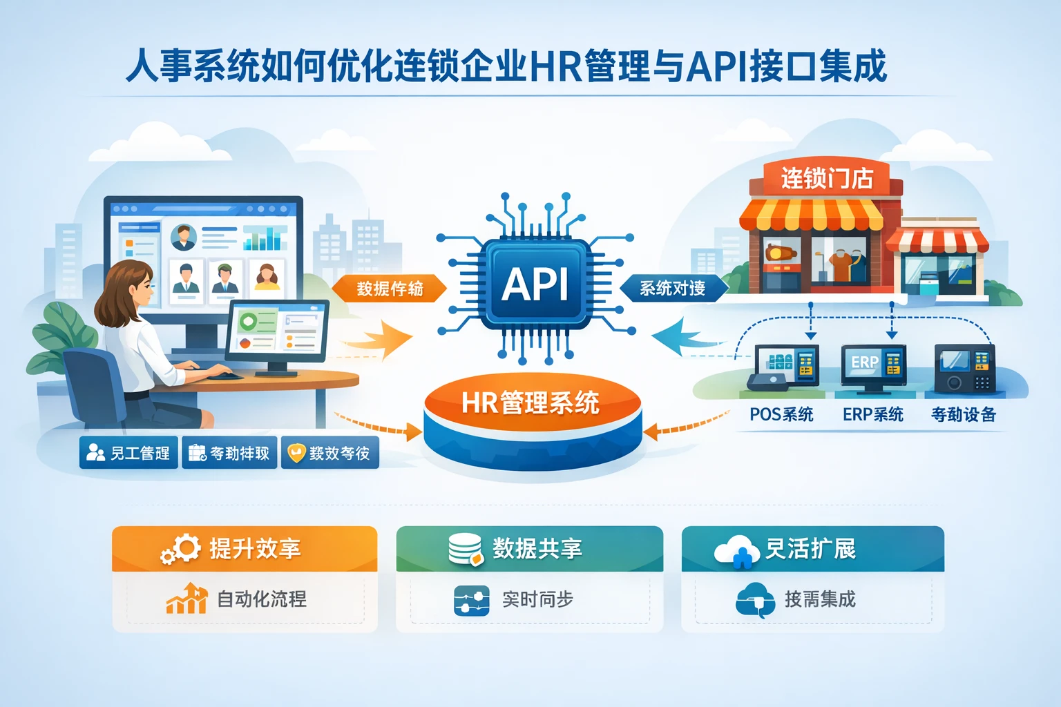 人事系统如何优化连锁企业HR管理与API接口集成