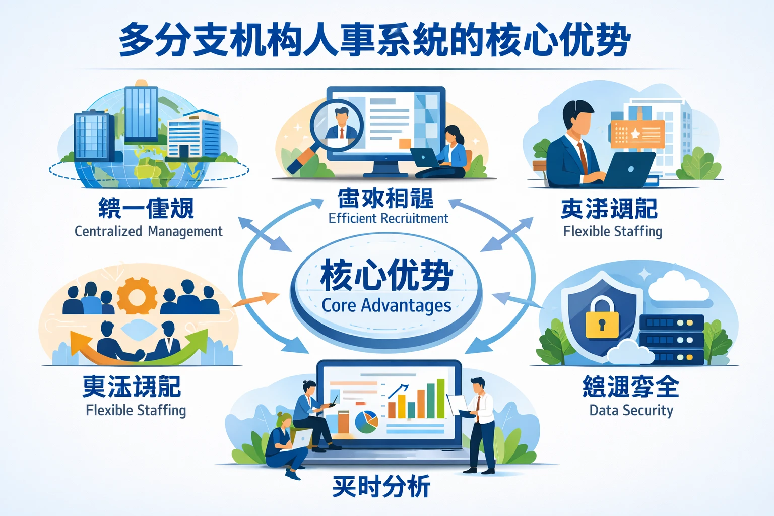 多分支机构人事系统的核心优势