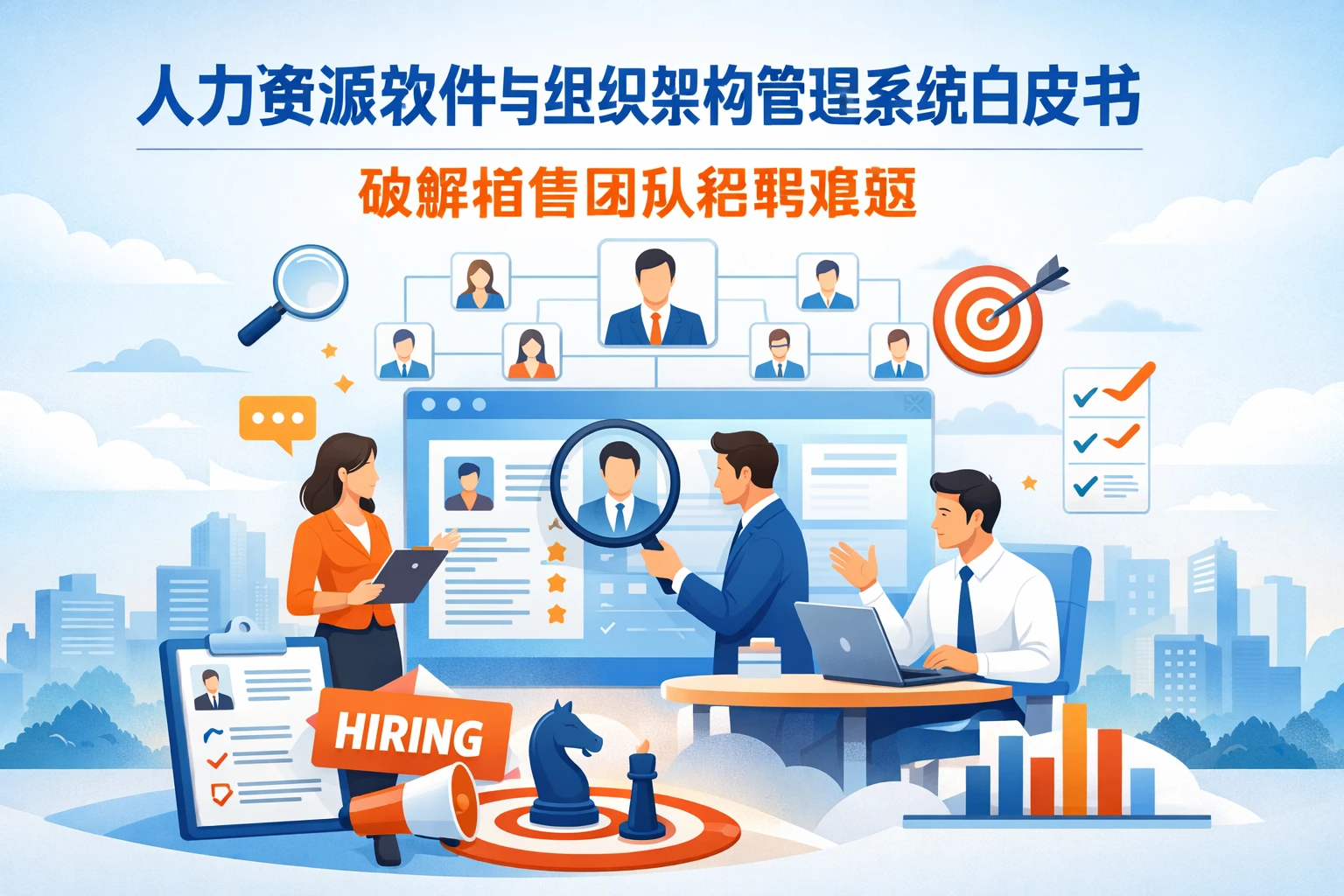 人力资源软件与组织架构管理系统白皮书：破解销售团队招聘难题
