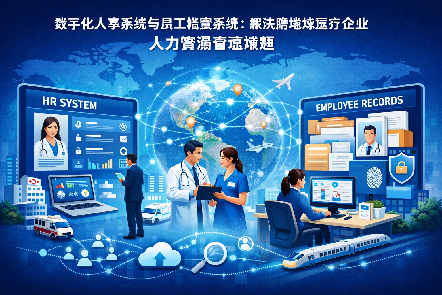 数字化人事系统与员工档案系统:解决跨地域医疗企业人力资源管理难题