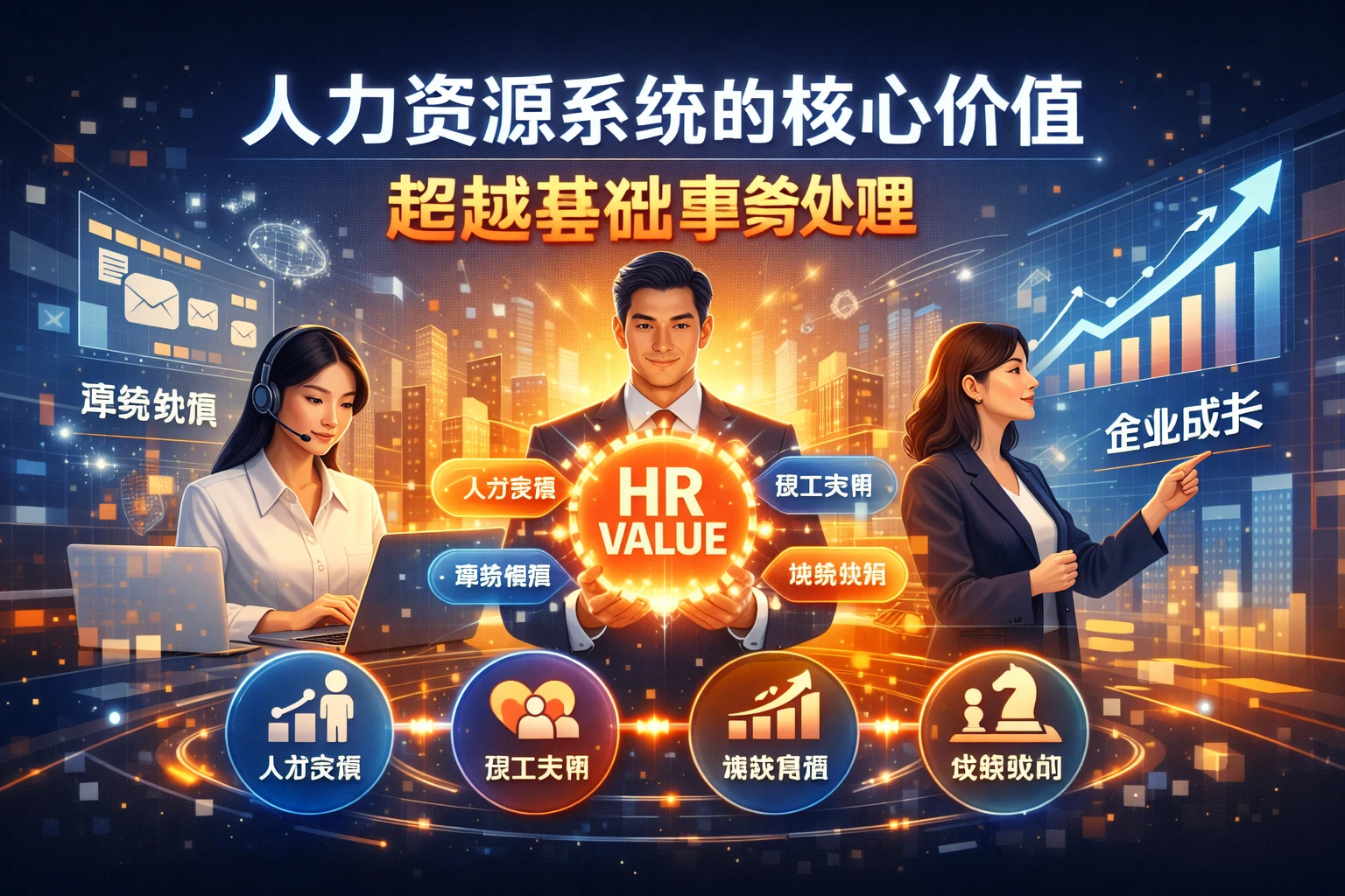 人力资源系统的核心价值：超越基础事务处理