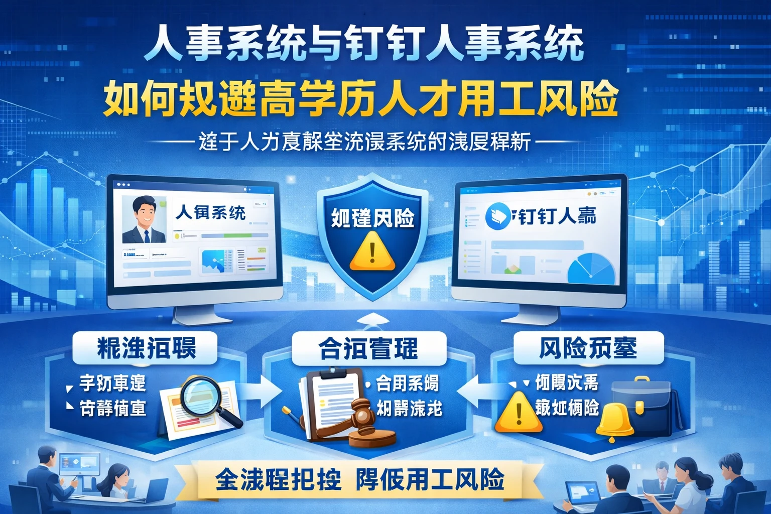 人事系统与钉钉人事系统如何规避高学历人才用工风险——基于人力资源全流程系统的深度解析