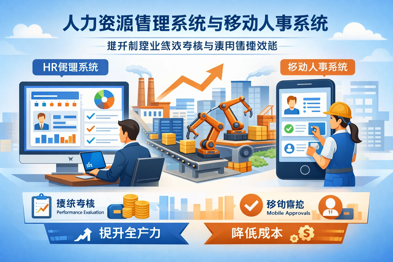 人力资源管理系统与移动人事系统:提升制造业绩效考核与费用管控效能