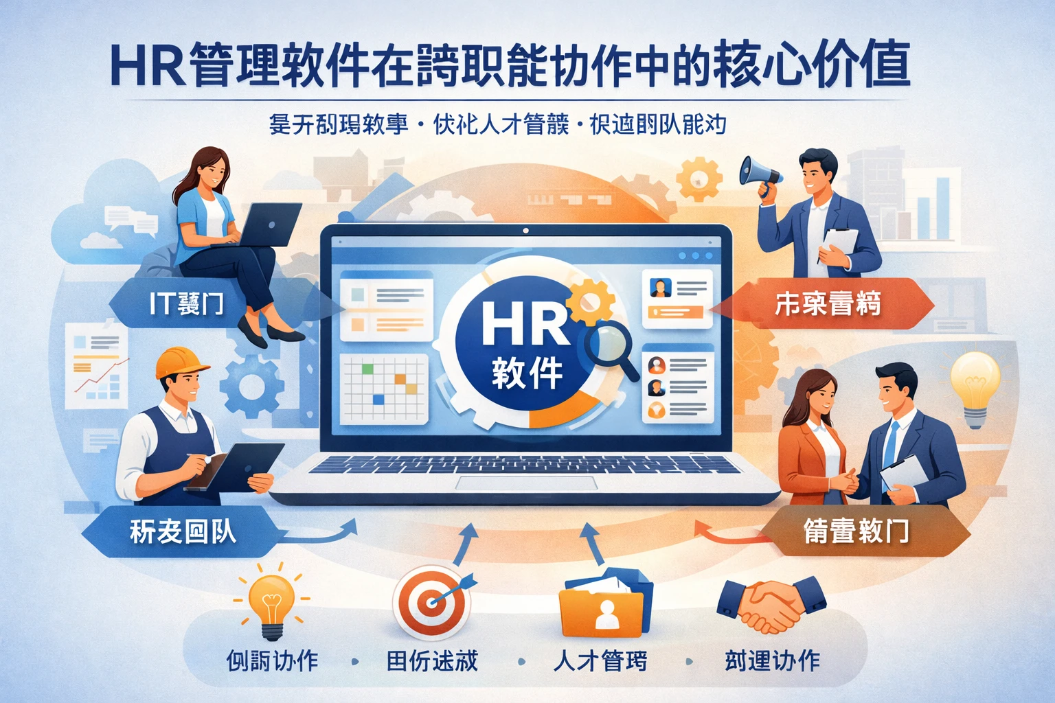 HR管理软件在跨职能协作中的核心价值