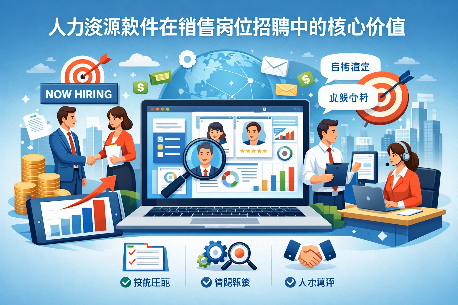 人力资源软件在销售岗位招聘中的核心价值