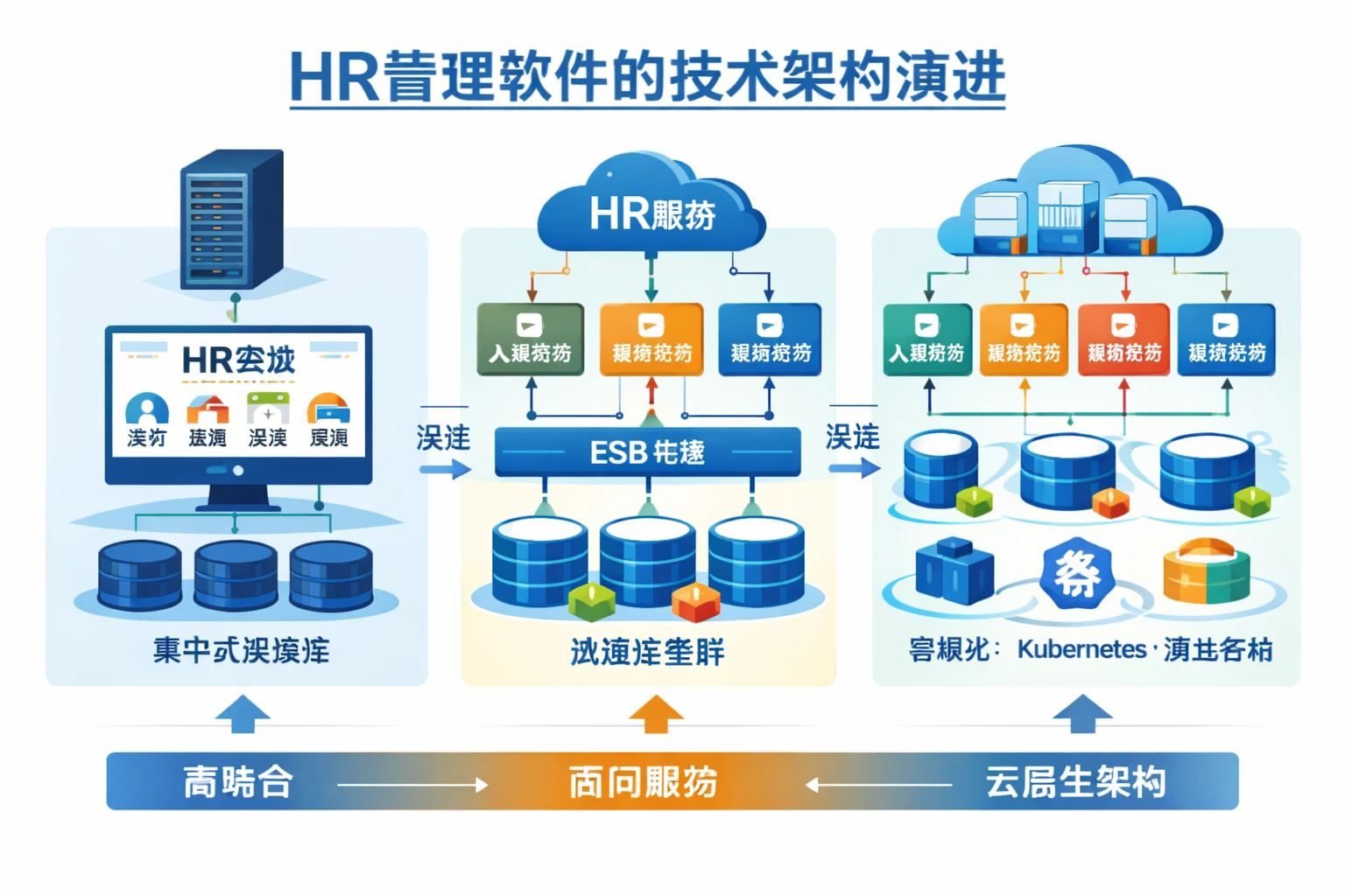 HR管理软件的技术架构演进