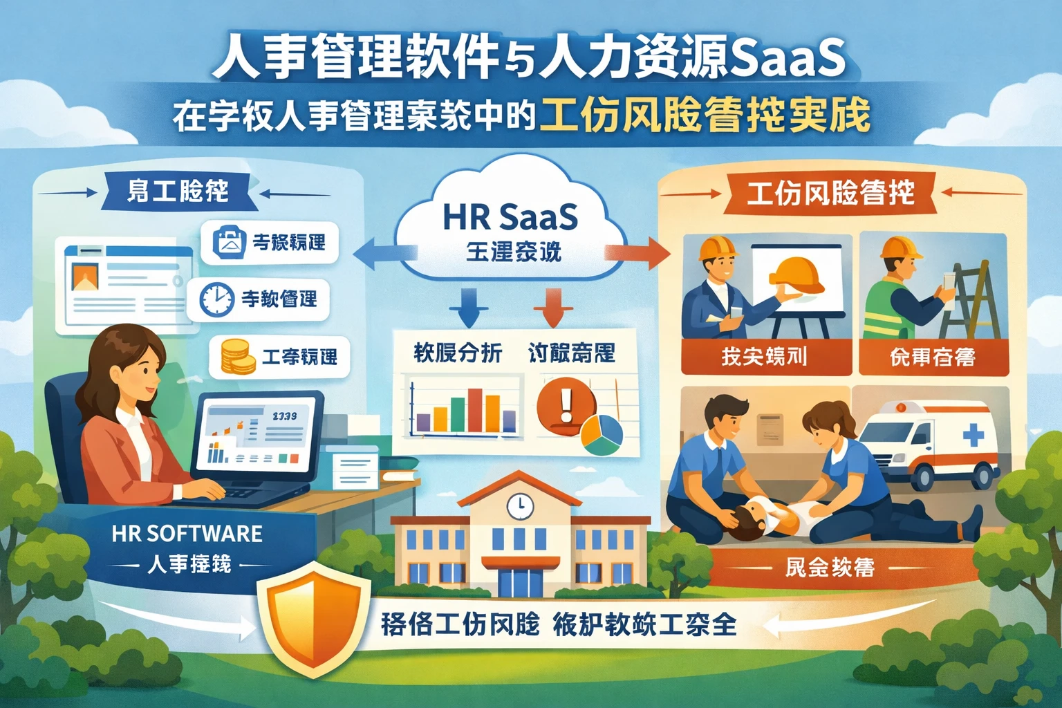 人事管理软件与人力资源SaaS在学校人事管理系统中的工伤风险管控实践