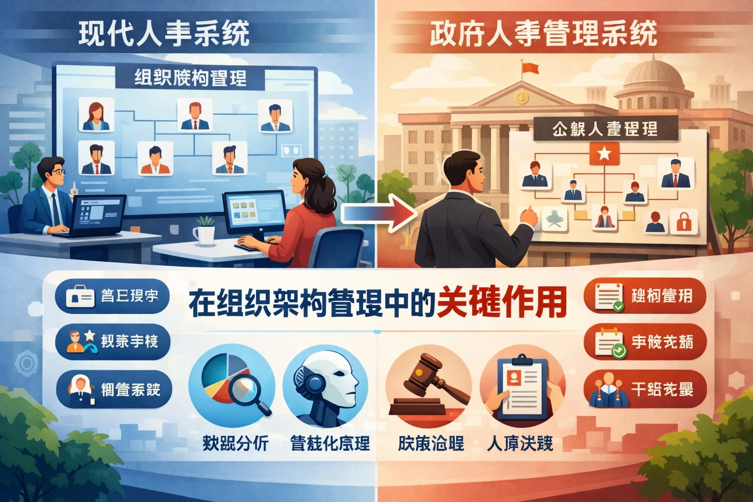现代人事系统与政府人事管理系统在组织架构管理中的关键作用