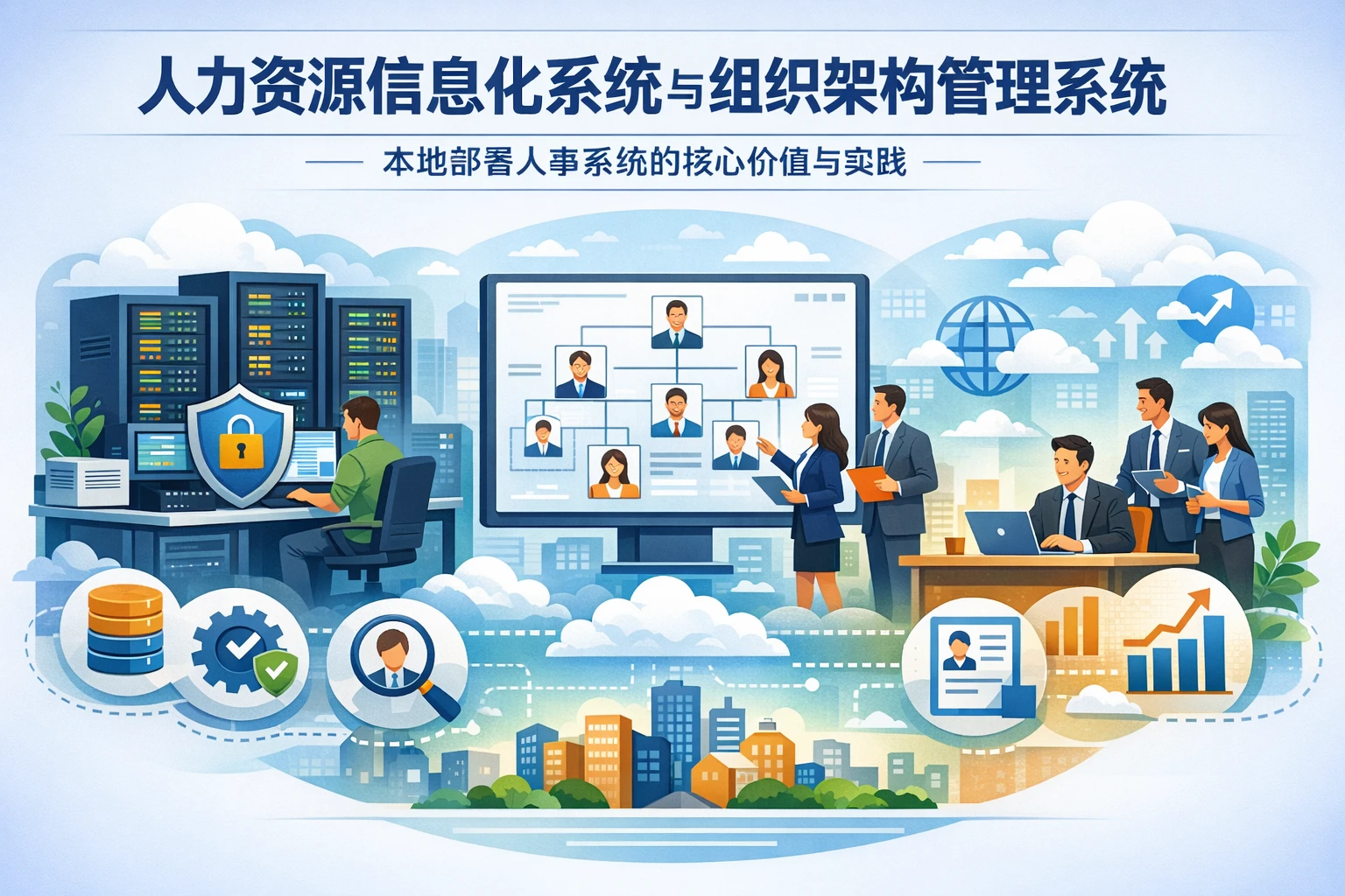人力资源信息化系统与组织架构管理系统：本地部署人事系统的核心价值与实践