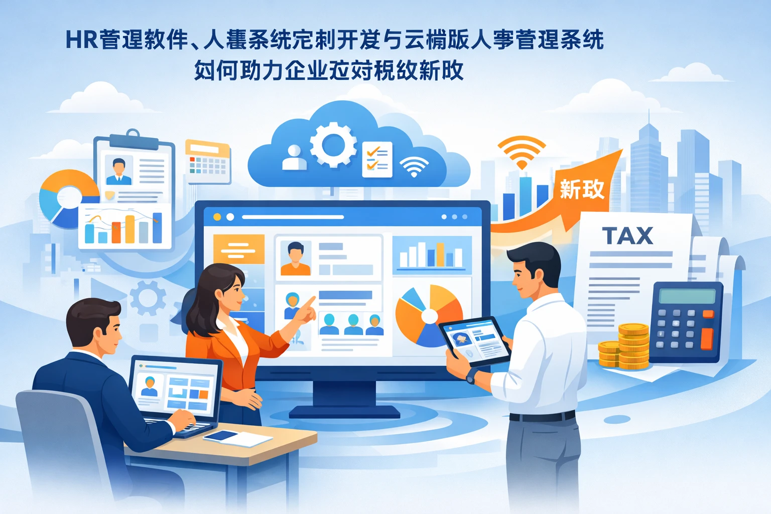 HR管理软件、人事系统定制开发与云端版人事管理系统如何助力企业应对税改新政
