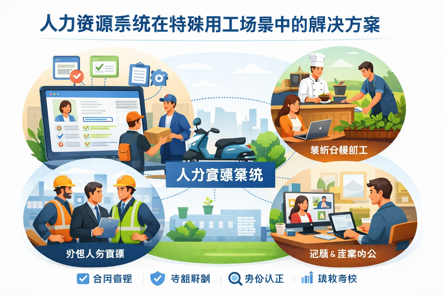 人力资源系统在特殊用工场景中的解决方案