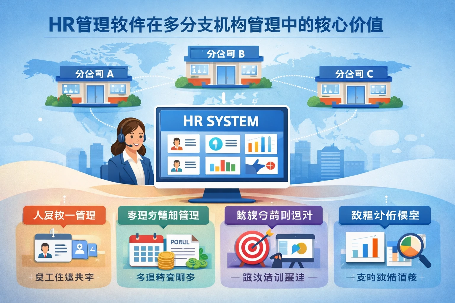 HR管理软件在多分支机构管理中的核心价值