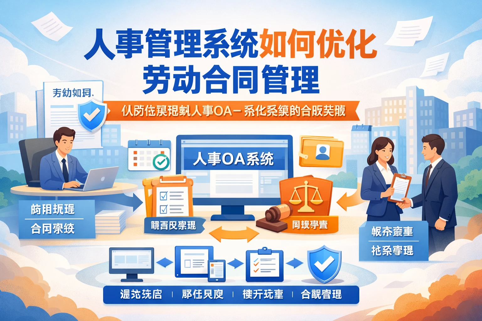 人事管理系统如何优化劳动合同管理：从岗位规范到人事OA一体化系统的合规实践